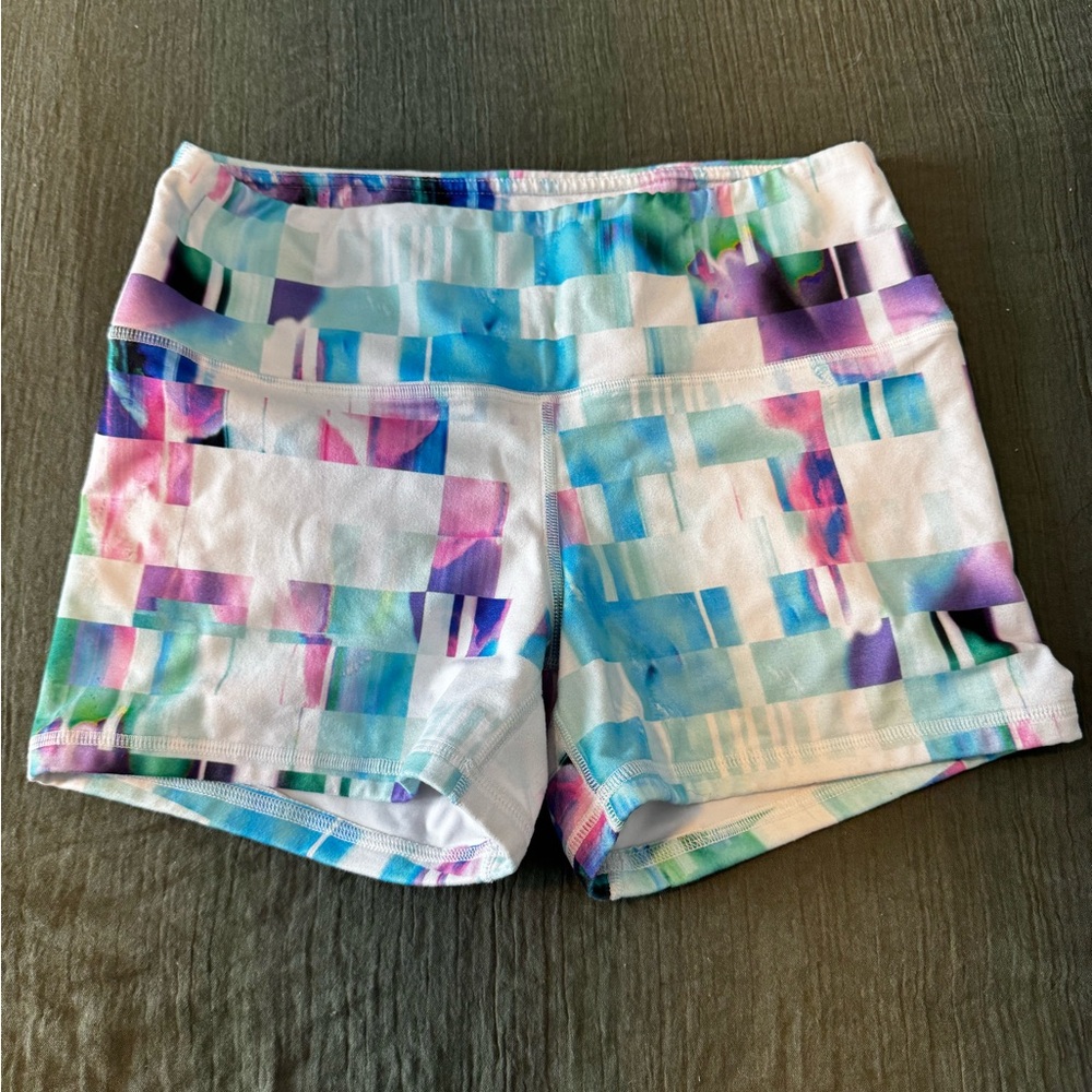 Fleo Multicolor Abstract Print Shorts